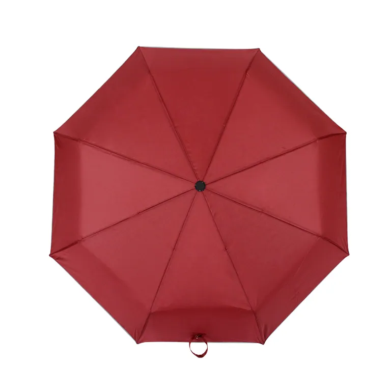 High quality business gift creative LED auto open and close folding flashlight rain umbrella, detail 3
