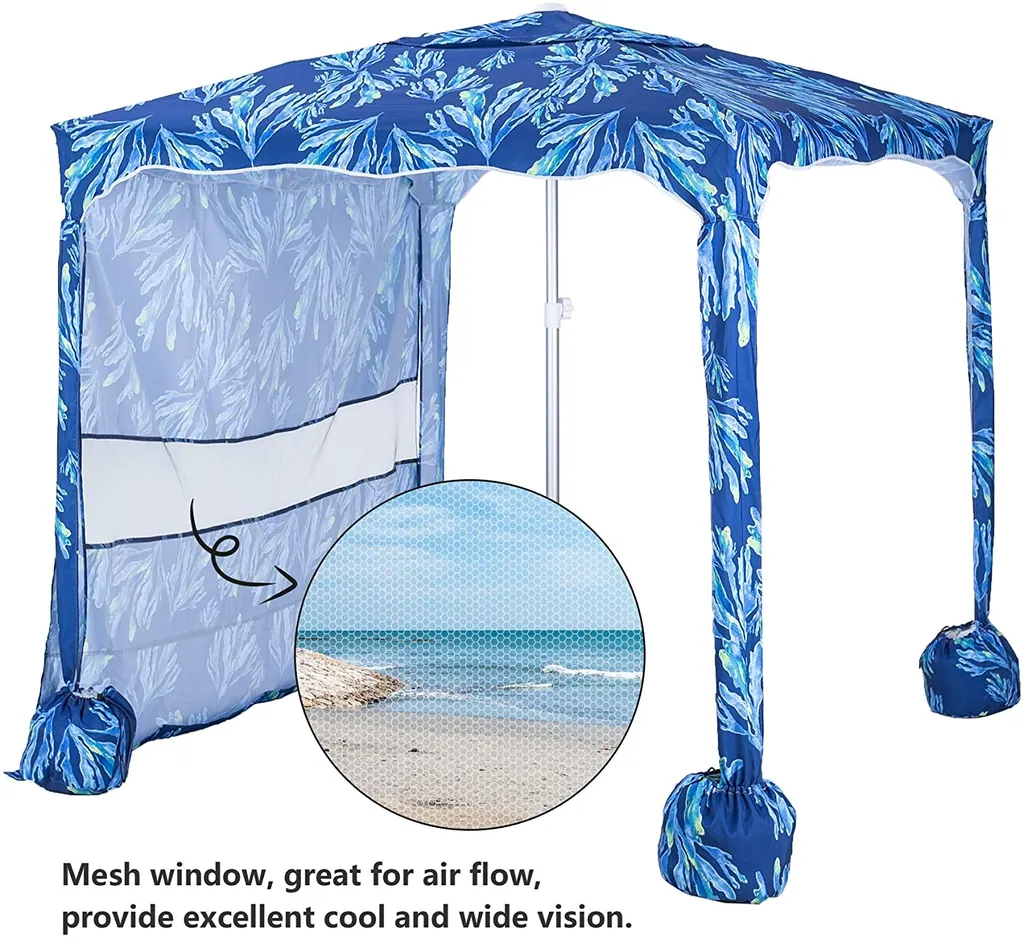 Outdoor Cool Beach Umbrella Cabana, detalle 3