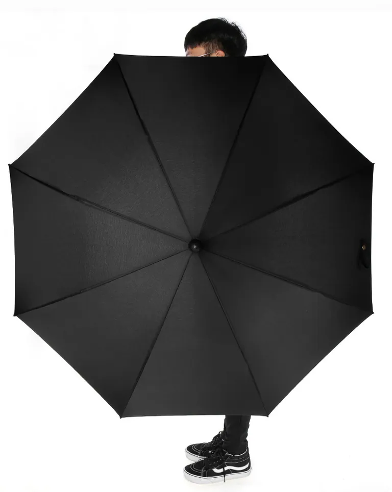 Lotus 2022 27inch 8 ribs Straight Wooden Handle Automatic Golf Umbrella，细节图 7
