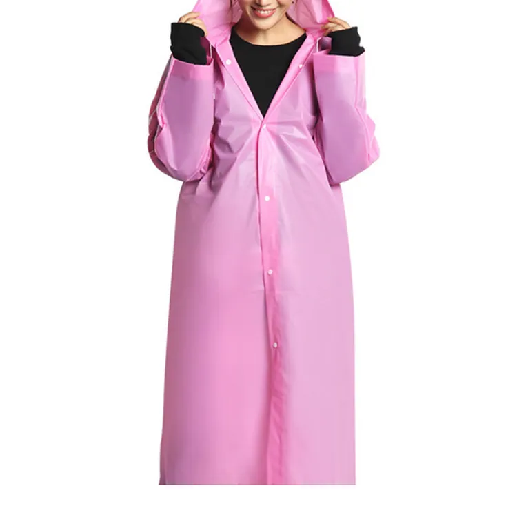 wholesale Rain Coat Non-disposable raincoat EVA fashionable environmental protection raincoat travel outdoor lightweight، صورة تفصيلية 3