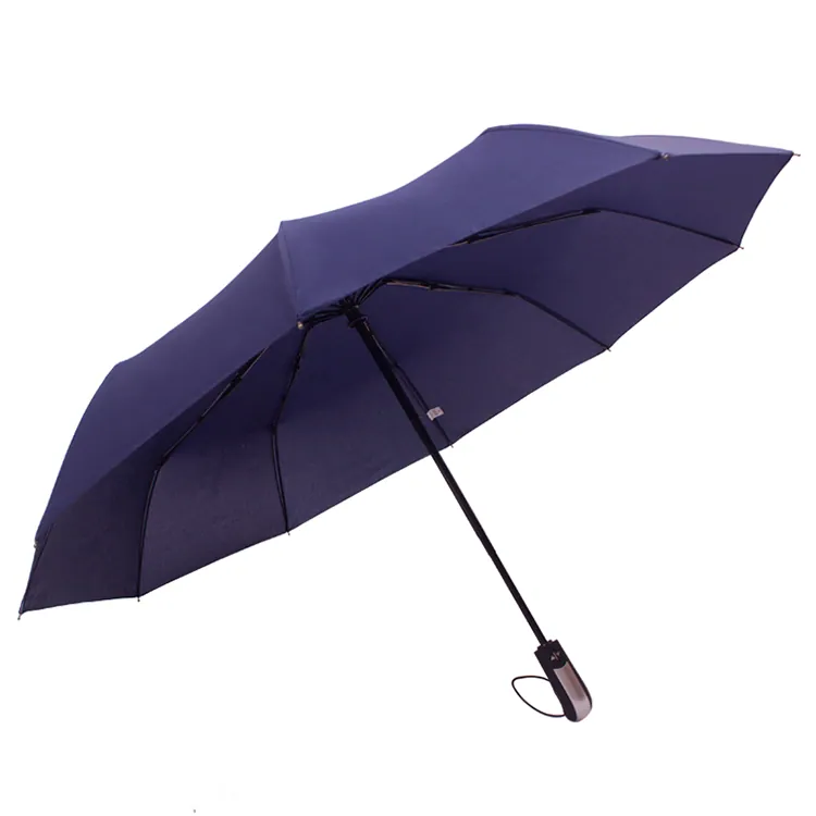 Auto open and closed man fiberglass frame windproof gift umbrella, detail 3