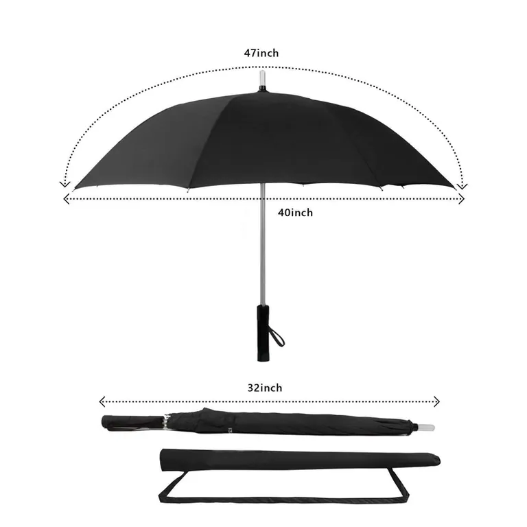 LED Umbrella with Light Torch، صورة تفصيلية 2