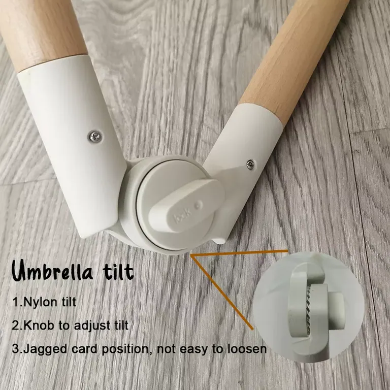 2022 New Arrival Customized Design Beach Wooden Umbrella with Tassel Beach Umbrella with Mat Sets، صورة تفصيلية 2