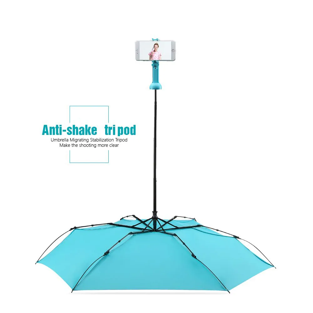 New Inventions Selfie Stick Smart Bluetooth Portable Bottle Travel Umbrella for iPhone, Android and More, detail 2