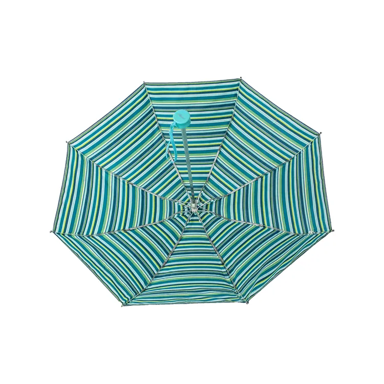 21inch*8k fold super mini green stripe light frame rainproof umbrella, detail 2