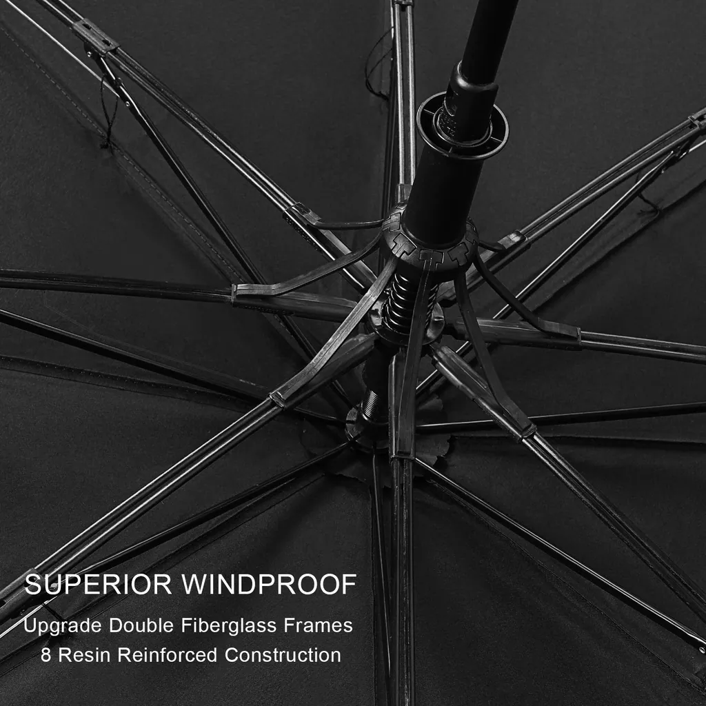 Good quality hot sale large size 2 fold sports umbrellas, detail 2