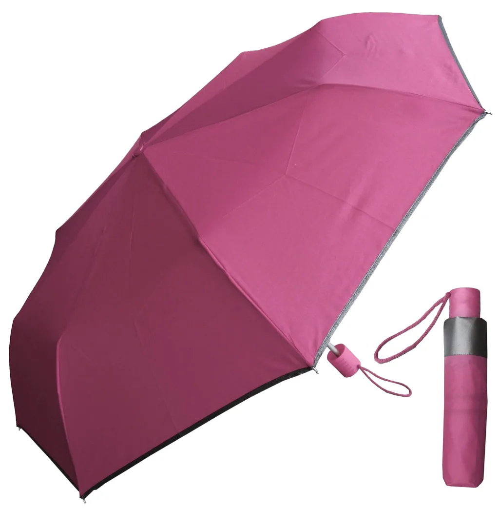 21inch * 8k reflective edge, matching color fabric, folding umbrella and double umbrella gift, detail 3