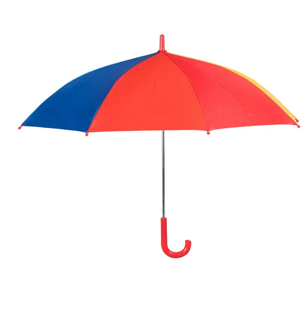 Chinese Factory Wholesale 38" 8K Colorful Rainbow Straight Umbrella for Kids, detail 2