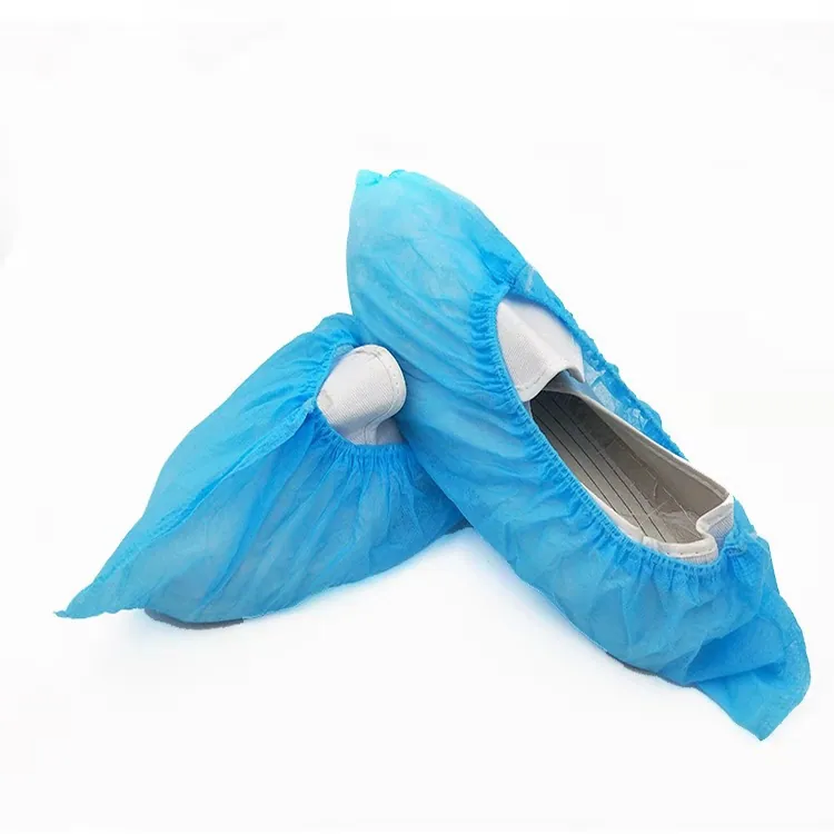 Wholesale high quality Waterproof disposable CPE rain shoes covers anti-slip for visitor rain shoes covers,细节图 4