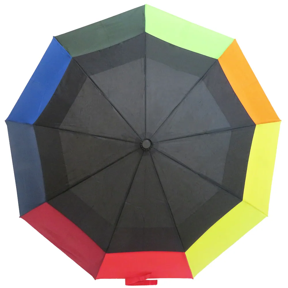 Rainborw double layer 10k folding umbrella folding umbrella, detail 1