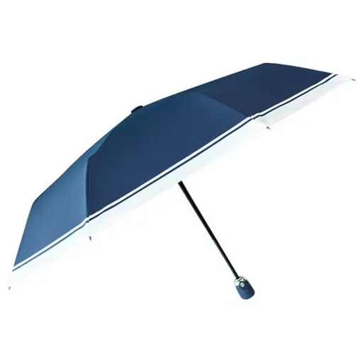 China Wholesale Korea Naval Style Paraguas Automatic Folding Windproof Sun and Rain Umbrella, image 1