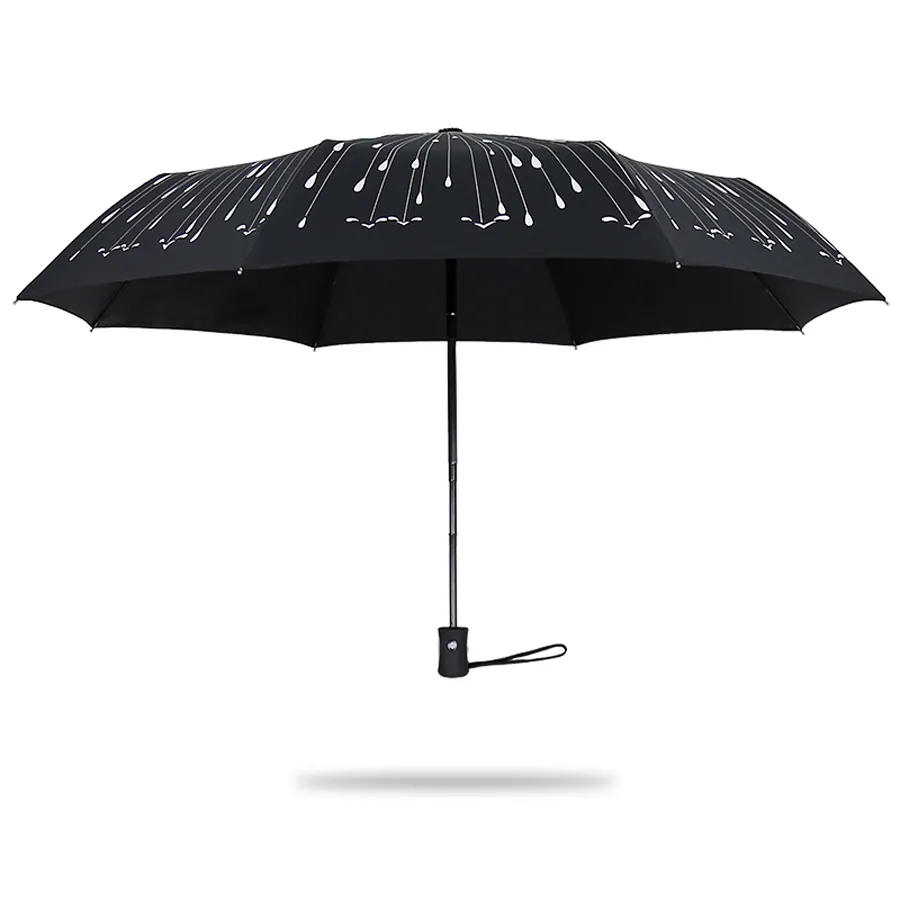 23inch*8k Full Open Style Colorful Silk Printed On All Panels Compact Fold Umbrella, detail 2