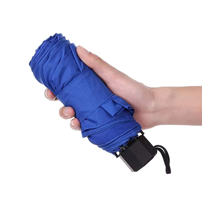 Top popular mini manual open windproof sunproof 3 folding umbrella,细节图 4