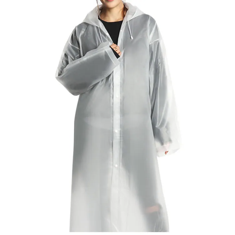 wholesale Rain Coat Non-disposable raincoat EVA fashionable environmental protection raincoat travel outdoor lightweight، الصورة 1