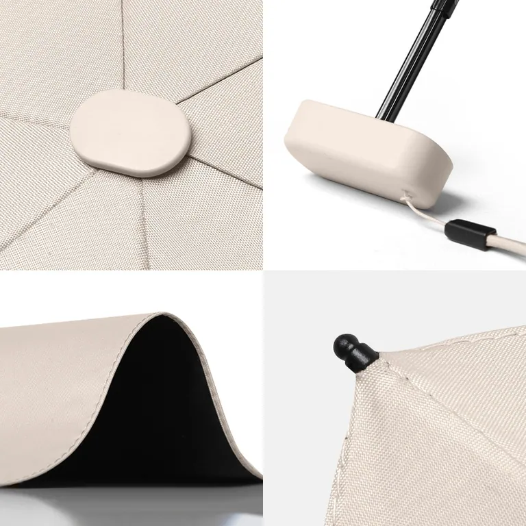 Lotus 2022 Lady 6 Fold Mini UV Sunscreen Summber Umbrella With Case، صورة تفصيلية 8