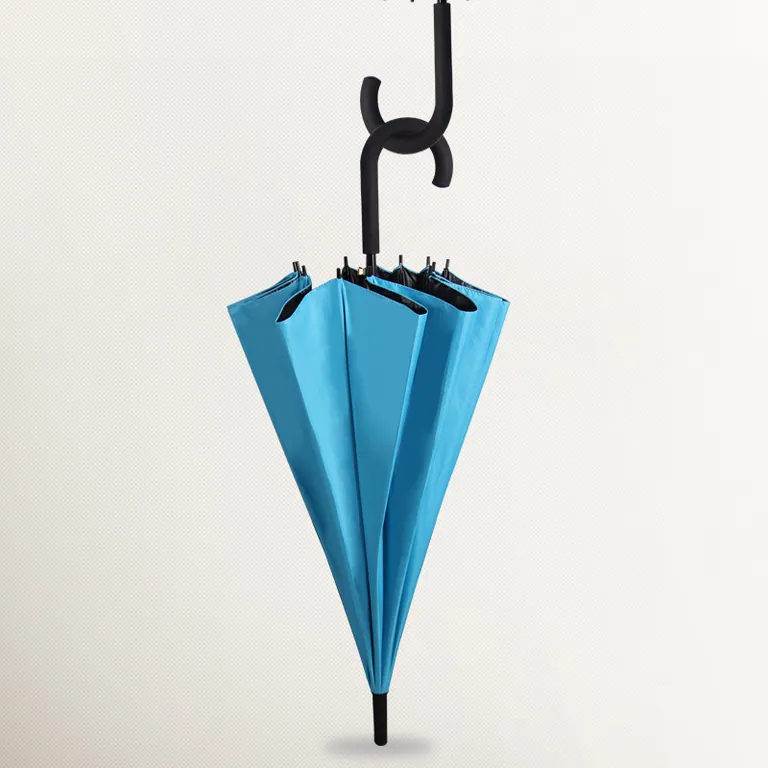 Lotus 2022 23inch Magic Umbrella Water Flower Straight Umbrella، الصورة 1