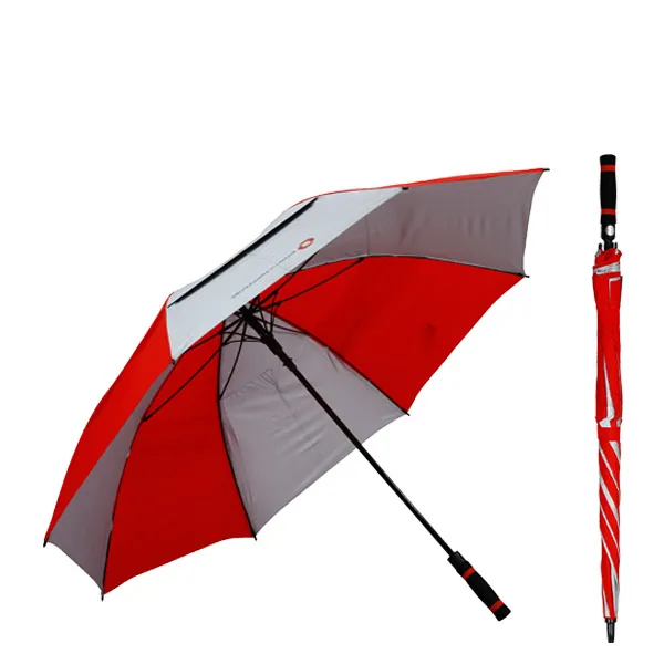Canopy Double Layer Outdoor Golf Straight Advertising Umbrella, image 1
