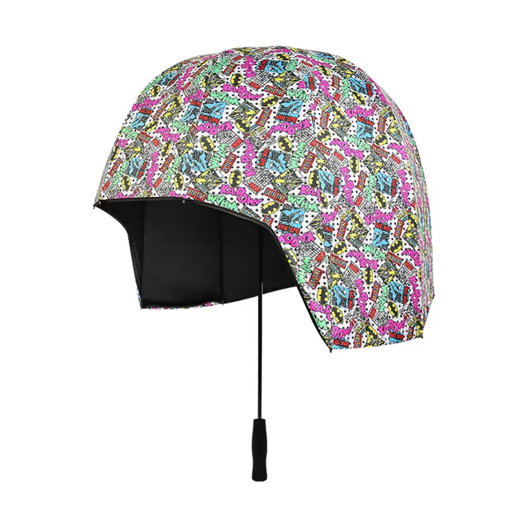 Helmet Shaped Maximum Rain Protection umbrella، صورة تفصيلية 1