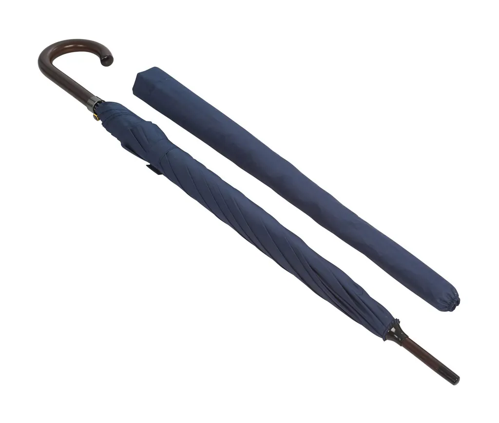 High Quality Automatic Open Aluminum Shaft Rubberized Grip Handle Stick Umbrella, detail 4