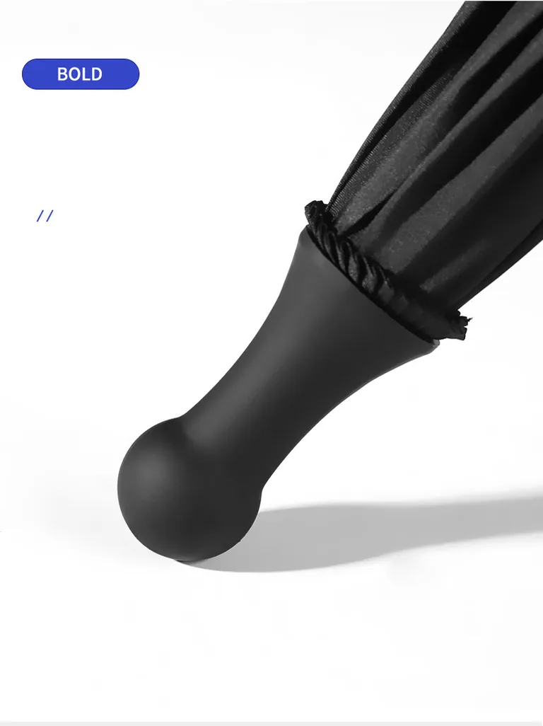 Lotus 2022 27inch 8 ribs Straight Wooden Handle Automatic Golf Umbrella，细节图 5