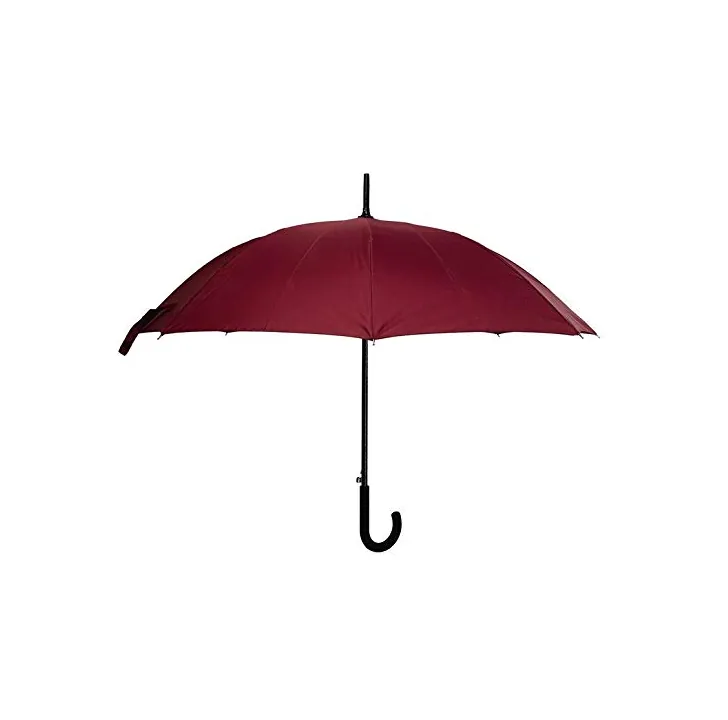 Customized Advertising 23 inch*8K auto open J shape handle straight umbrellas with logo prints, image 1