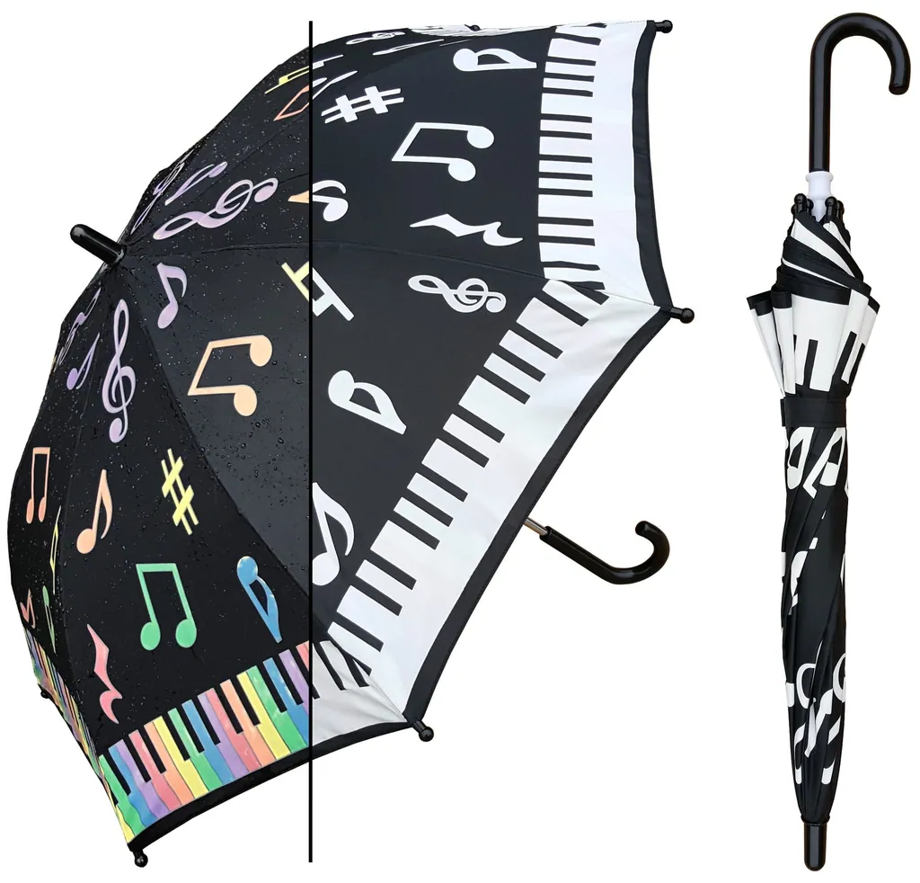 19inch Magic Change Color Manual Open Kids Umbrella، صورة تفصيلية 1