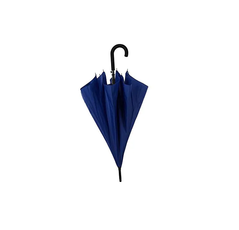 Promotional fiberglass 8 ribs 105cm hook handle straight umbrella، صورة تفصيلية 3