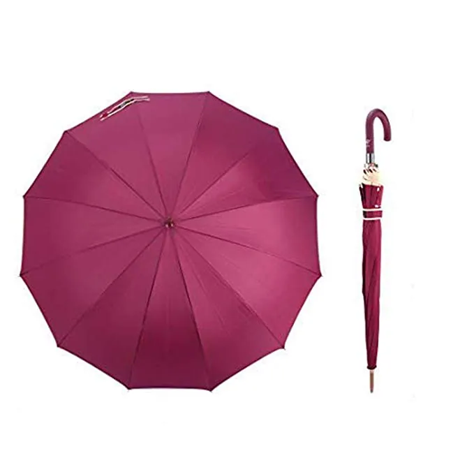 Shaoxing umbrella factory high quality 25inch 12ribs auto open straight umbrella, image 1