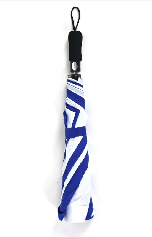 2 Fold windproof gentalman double layer golf umbrella with EVA hanlde, detail 2