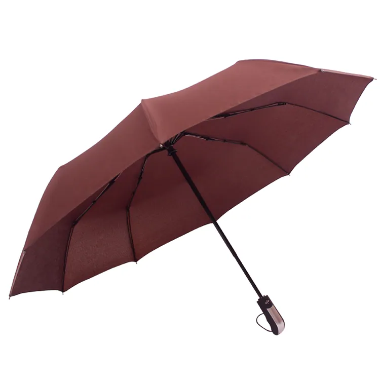Auto open and closed man fiberglass frame windproof gift umbrella, detail 5