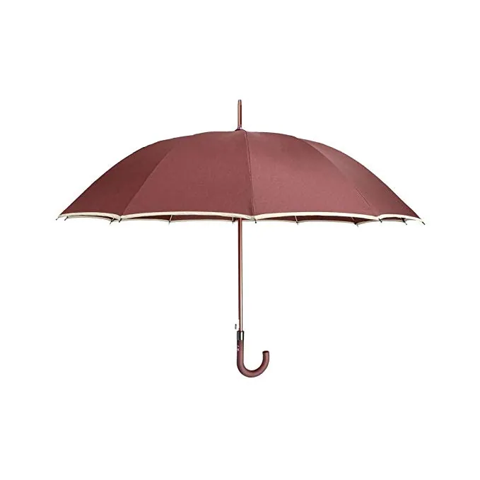 Factory J Stick Umbrella Automatic Open Windproof Rainproof Straight Handle Large 12 Ribs Golf Umbrella, image 1