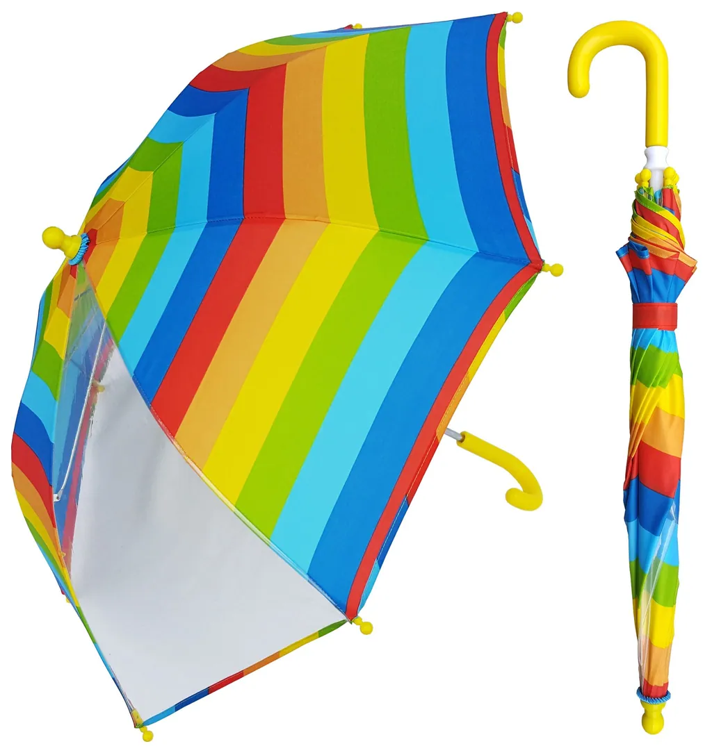 19Inch Color Full Start Print Customized Design Kids Umbrella With POE Panel، صورة تفصيلية 2
