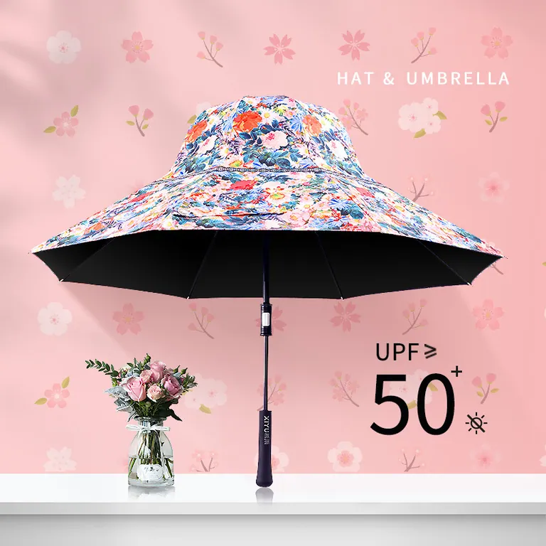 Lotus 2022 Customization Summer Sunshade Anti Ultraviolet Pagoda Hat Umbrella, detail 3