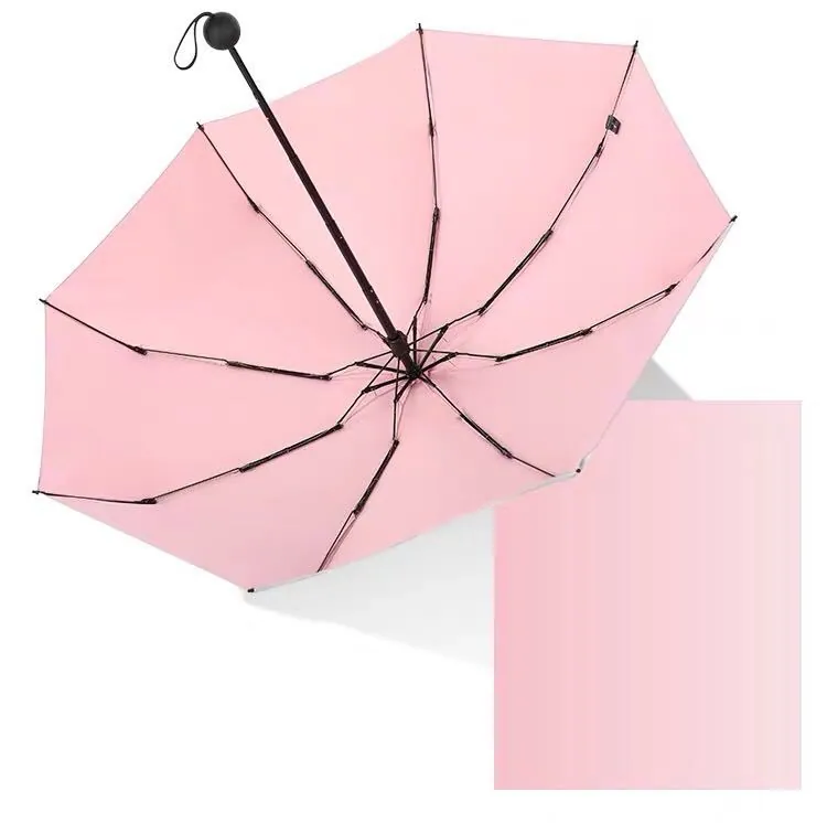 19inch*8K 5 Super Mini Titanium Silver Coated Good Sunproof Umbrella، صورة تفصيلية 2