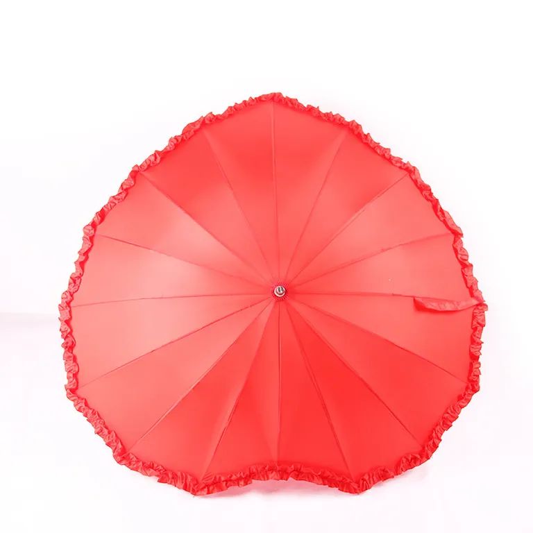 Heart Shaped Umbrella for Wedding، الصورة 1