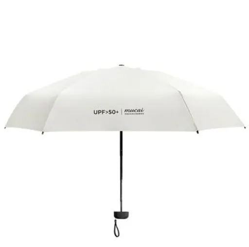Promotional Custom Printing Wine Bottle Shape Three Folding Umbrella With Silver Coating, detail 2