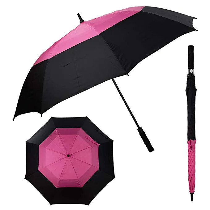 LotusUmbrella high quality large size for 2 person golf umbrella with double canopy, image 1