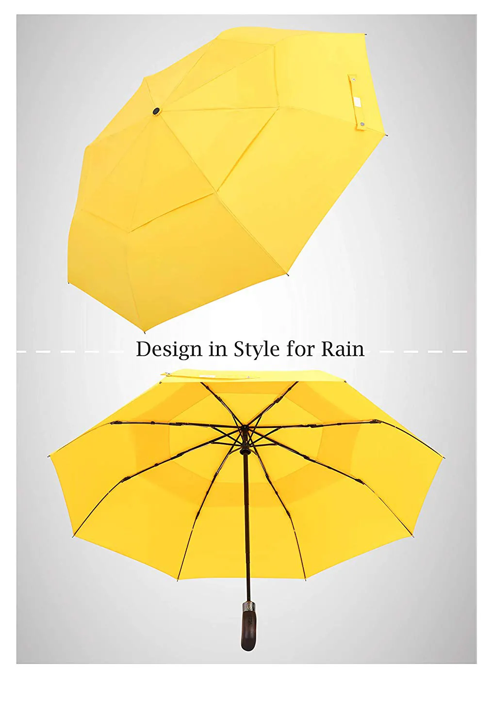 BSCI Shaoxing Supplier Foldable Umbrella Large Size Windproof 3 Folding Umbrella, detail 2