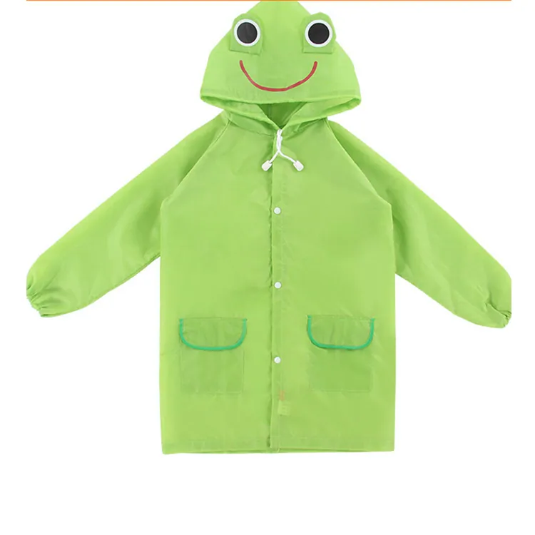 Wholesale high quality new design Transparent Kids Safety Rainbow point Raincoat، صورة تفصيلية 5