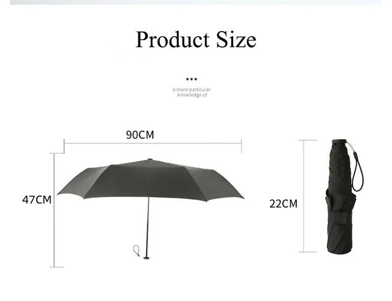 Super Light Design Frosted Handle pencil Umbrella In Summer، صورة تفصيلية 7