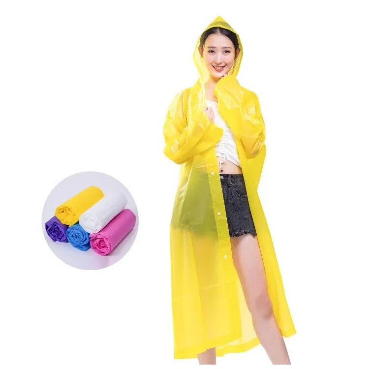 Camping Outdoor Travel Waterproof EVA Universal Hooded Rain Coat，细节图 4
