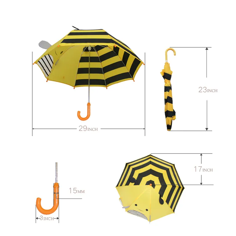 cartoon kid funny umbrella، صورة تفصيلية 5
