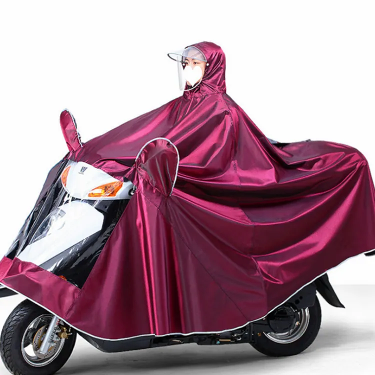 Manufacturers of high-grade raincoat adult increase thickened men's and women's bicycles double waterproof foot outdoor electric car raincoat, image 1
