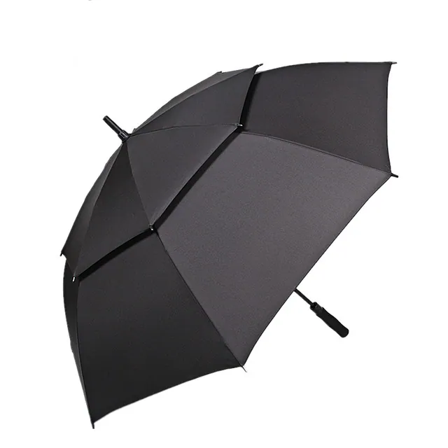750cm * 8k Double Layer Canopy Vent Windproof Fiberglass Frame Golf Umbrella, image 1