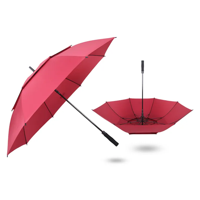750cm * 8k Double Layer Canopy Vent Windproof Fiberglass Frame Golf Umbrella, detail 7