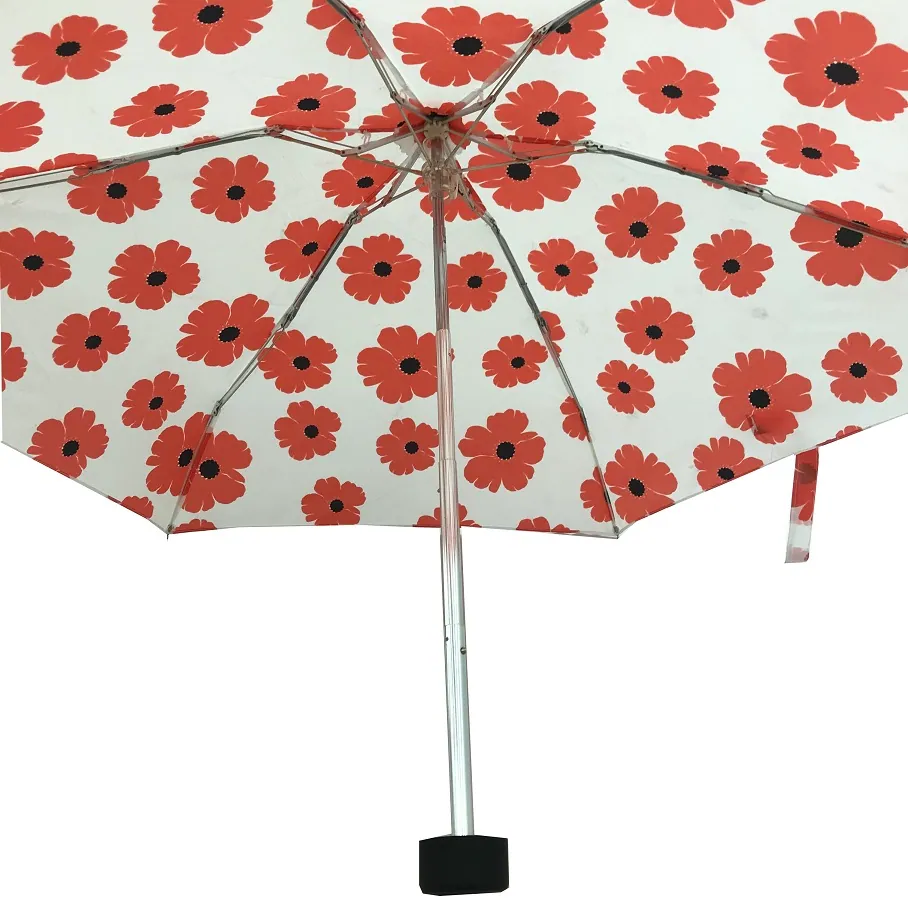 Shopping Bag Light Mini Fiberglass Frame 5 Fold Lady Gift Umbrella, detail 3