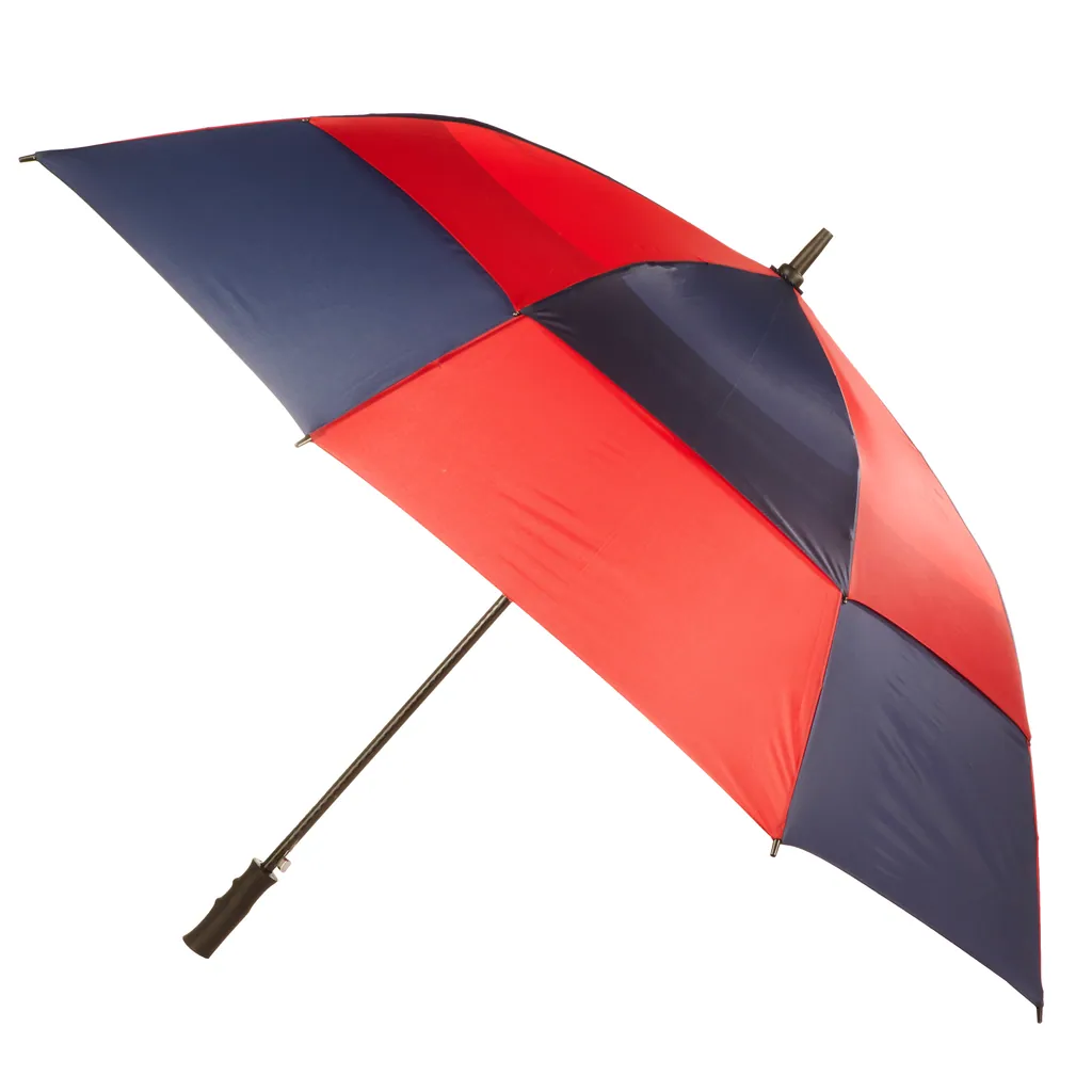 30inch Canopy Vent Fiberglass Windproof Frame Plastic Handle Golf Umbrella, detail 5