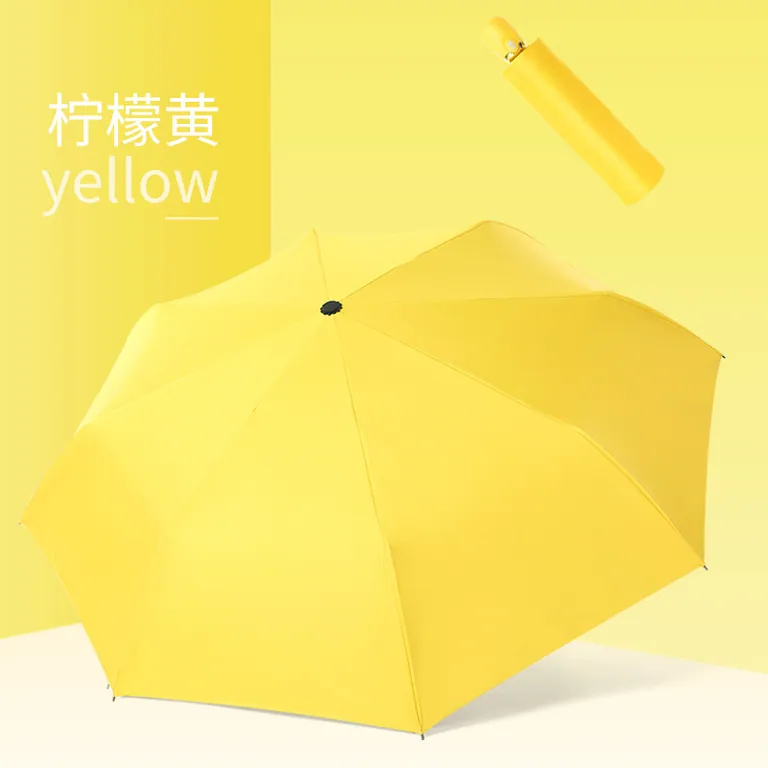 Wholesale Custom auto open 3 fold umbrella with logo print Uv protection coating umbrella factory high quality, image 1