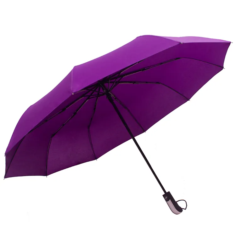Auto open and closed man fiberglass frame windproof gift umbrella, detail 4
