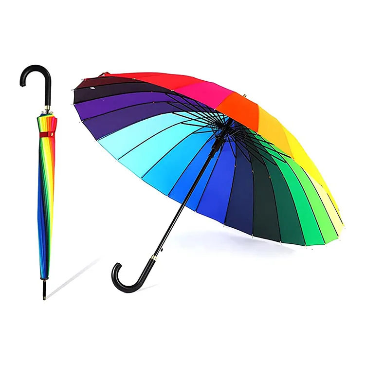 Colorful Rainbow Umbrella، صورة تفصيلية 2